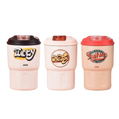 Flasco de vacío de acero inoxidable de 350 ml de capacidad caliente para botella de agua térmica de automóvil portátil