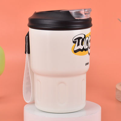 Flasco de vacío de acero inoxidable de 350 ml de capacidad caliente para botella de agua térmica de automóvil portátil