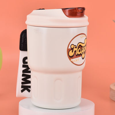 Flasco de vacío de acero inoxidable de 350 ml de capacidad caliente para botella de agua térmica de automóvil portátil