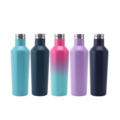 Taza de viaje de acero inoxidable 26cm * 6.8cm Botella de agua aislada al vacío para regalos de negocios