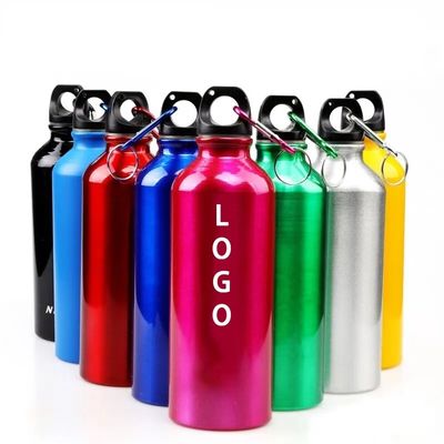 Producción de botellas de vacío de acero inoxidable de aluminio botella clásica con clip de carabinero