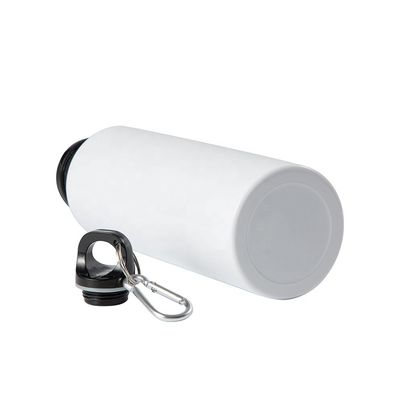 Producción de botellas de vacío de acero inoxidable de aluminio botella clásica con clip de carabinero