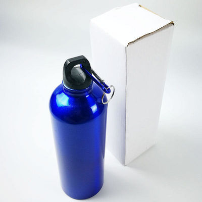 Producción de botellas de vacío de acero inoxidable de aluminio botella clásica con clip de carabinero