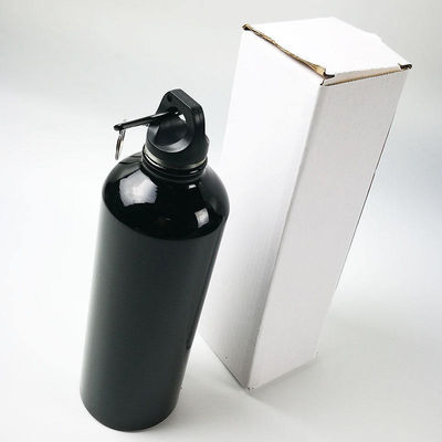 Producción de botellas de vacío de acero inoxidable de aluminio botella clásica con clip de carabinero