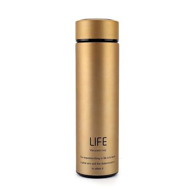 Botellas de vacío de 500 ml de acero inoxidable 304 de doble pared para grabado de logotipo personalizado de té