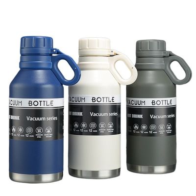 Botella de agua de campamento aislada de acero inoxidable de 40 oz con mango Mantenga sus bebidas frescas