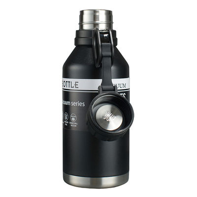 Botella de agua de campamento aislada de acero inoxidable de 40 oz con mango Mantenga sus bebidas frescas