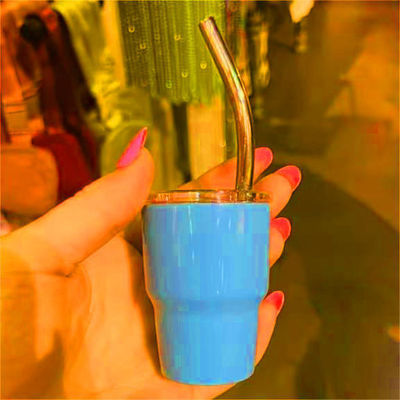 Comemoración de la fiesta Esencial 2 oz Sublimación en blanco Miniatura Tumbler de acero inoxidable