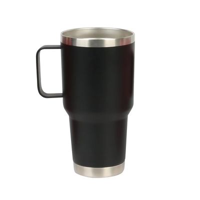 Bebida de acero inoxidable de doble pared 30 oz de vacío aislada con mango
