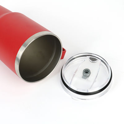 Logotipo personalizado Impreso Copa de paja 30oz Tumbler de acero inoxidable para viajes al aire libre duraderos