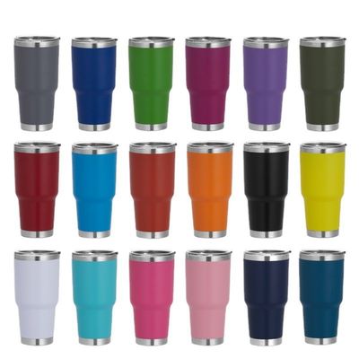 304 de acero inoxidable 30 oz de doble pared Tumbler Taza para viajes aislados botella de agua
