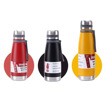 Botella de agua exterior de acero inoxidable con logotipo personalizado y aislamiento duradero