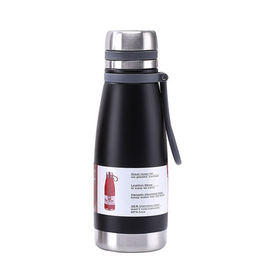 Botella de agua exterior de acero inoxidable con logotipo personalizado y aislamiento duradero