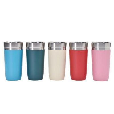 500 ml de capacidad Taza de café portátil de acero inoxidable para café personalizado en movimiento