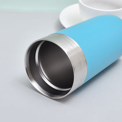 16 oz de acero inoxidable de doble pared de vacío copa de viaje con tapa almacenada y logotipo personalizado
