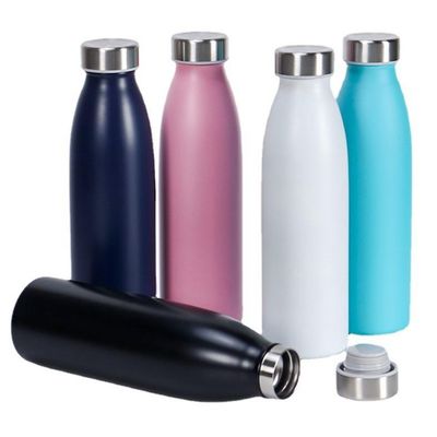 Botellas de vacío Termósidos de doble pared Botella de agua de acero inoxidable con opciones de color