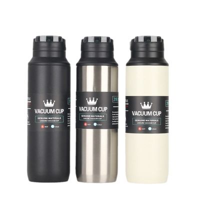 Logotipo personalizable Botella de agua aislada de acero inoxidable de 500 ml para actividades al aire libre