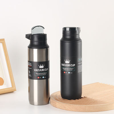Logotipo personalizable Botella de agua aislada de acero inoxidable de 500 ml para actividades al aire libre