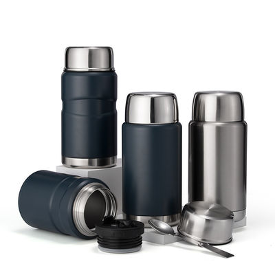 750ml de acero inoxidable Cuchara de vacío Jarrón de comida aislada Ideal para mantener caliente la comida de los niños