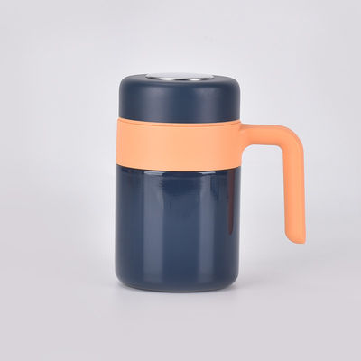 Copo térmico de acero inoxidable de doble pared con filtro de té y aislamiento térmico de 12-24 horas