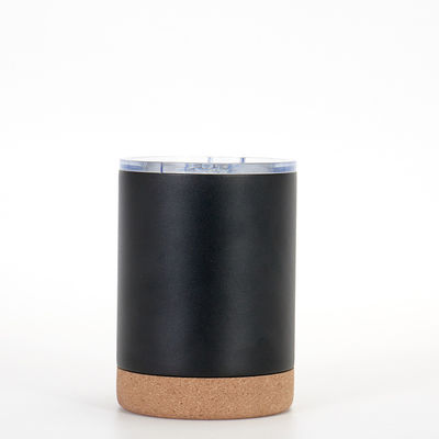 Muestra proporcionada 12 oz de acero inoxidable sublimación cerveza tumbler de café con fondo de corcho