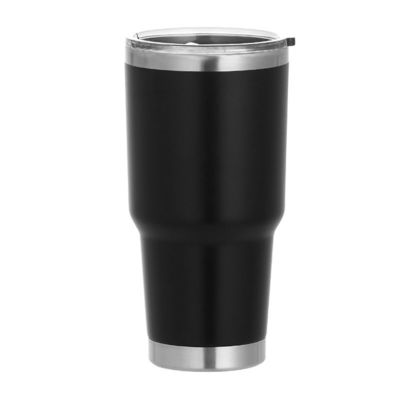 30 oz de acero inoxidable de viaje tumbler con pajitas y tapas de vacío recta taza para su