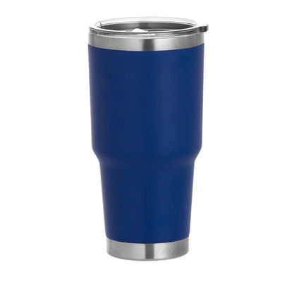 30 oz de acero inoxidable de viaje tumbler con pajitas y tapas de vacío recta taza para su