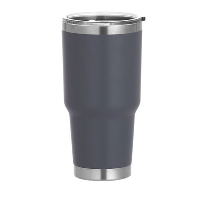 30 oz de acero inoxidable de viaje tumbler con pajitas y tapas de vacío recta taza para su