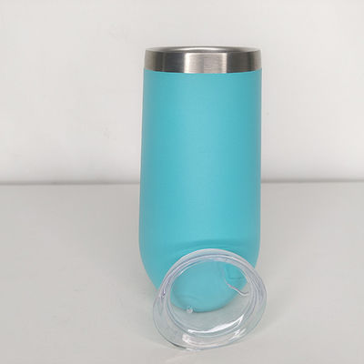 Botellas de vacío Termósidos 10 oz Champagne Tumbler con Impresión de logotipo personalizado