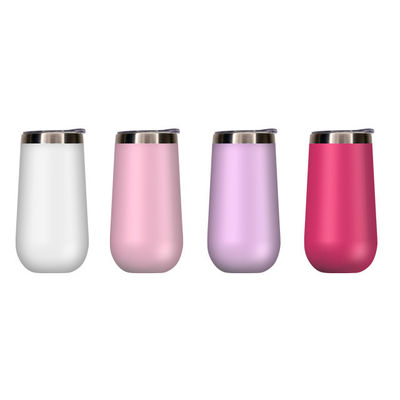 Niños 10oz 6oz forma de huevo copa de vino vacío aislado de acero inoxidable sublimación tumbler
