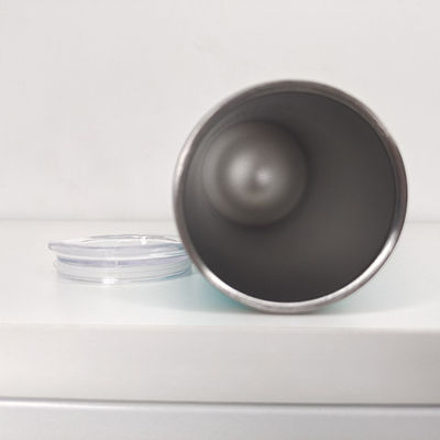 Viajes al aire libre 10 oz de acero inoxidable de vino tumbler de doble pared de vacío aislado taza