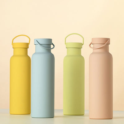 Estilo de diseño clásico Botella de agua aislada de acero inoxidable con mango Eco-friendly