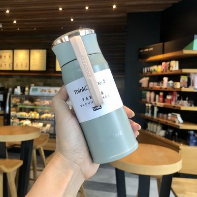 Botella de infusión de té aislada al vacío para conocedores de la hoja de té y el café