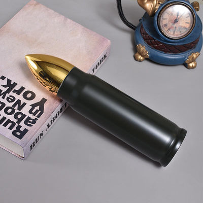 500 ml 1000 ml de acero inoxidable Bala de vacío Thermos Copa de doble pared Bala tumbler oro