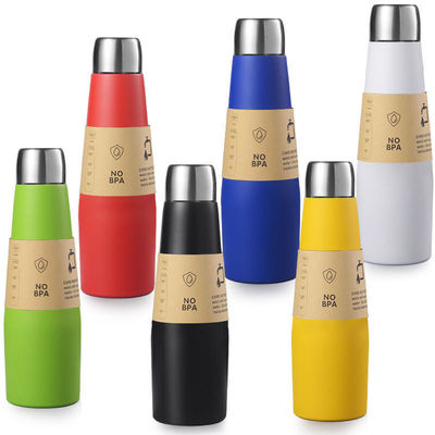 18 OZ botella de agua en forma de cola de acero inoxidable botella térmica estilo de diseño deportivo