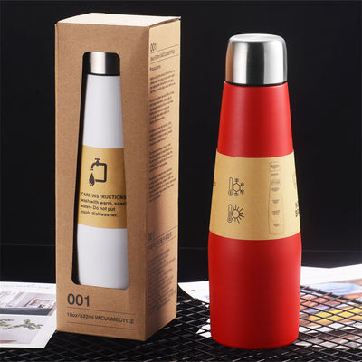 18 OZ botella de agua en forma de cola de acero inoxidable botella térmica estilo de diseño deportivo