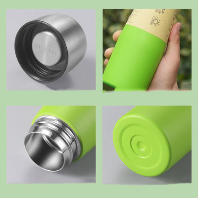 500 ml de botellas de vacío de acero inoxidable en forma de cola para las necesidades de regreso a la escuela