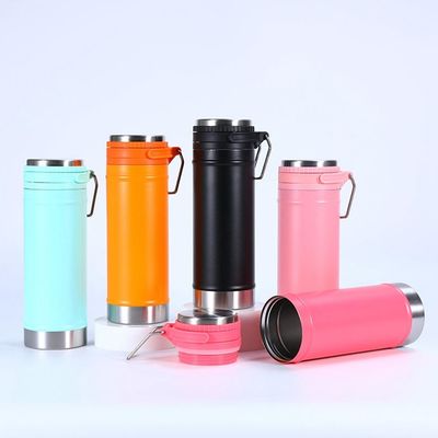 Opciones de colores múltiples Botella de agua metálica de 750 ml Opción sostenible para viajes al aire libre
