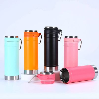 Regreso a la escuela Logotipo de impresión personalizado 750ml de acero inoxidable Taza térmica para exteriores