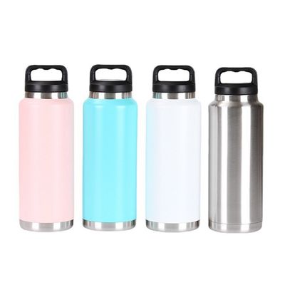 18oz 26oz 36oz Yeti Tumbler Botella de acero inoxidable con vacío aislado con tapa de mango