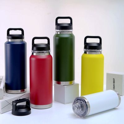 Perfecto para todos los entusiastas del aire libre 18/8 Botella de agua aislada de acero inoxidable Yetys