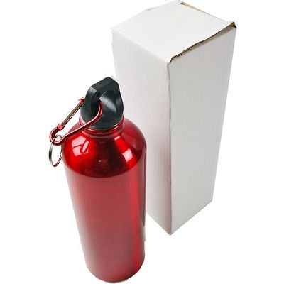 Botella de agua para bicicleta de montaña con carabinero y agua hirviendo aplicable en aleación de aluminio
