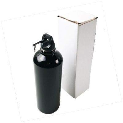 Botella de agua para bicicleta de montaña con carabinero y agua hirviendo aplicable en aleación de aluminio